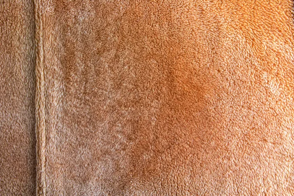 Background Picture Soft Fur Beige Carpet Wool Sheep Fleece Closeup — Stock Fotó