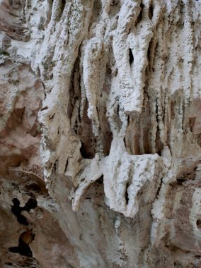 Güzel Antik Soyut Sarkıt Buz Sarkıtı Mağarası Jeoloji Arkaplanı