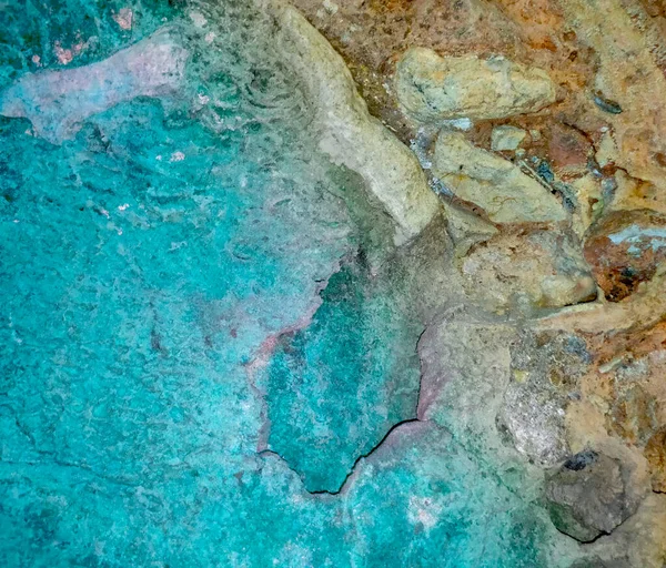 Renkli Mavi Kum Taşı Sert Arkaplan 