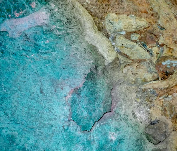 Fundo Áspero Pedra Areia Azul Colorido Imagem De Stock