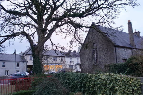 Petite Maison Dans Village Hiver — Photo