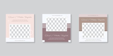 Dijital Pazarlama için Düzenlenebilir Posta Şablonu Sosyal Medya Pankartları