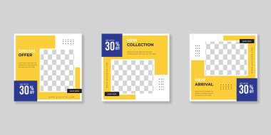 Dijital Pazarlama için Düzenlenebilir Posta Şablonu Sosyal Medya Pankartları