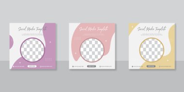 Dijital Pazarlama için Düzenlenebilir Posta Şablonu Sosyal Medya Pankartları