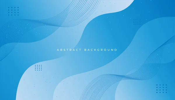 Blue Gradient Geometric Shape Background — Stock vektor