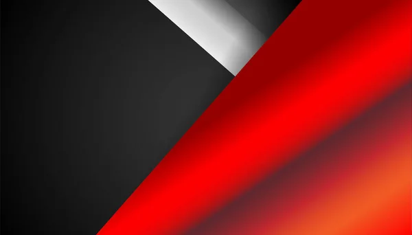 Vector Fondo Abstracto Rojo Negro — Vector de stock