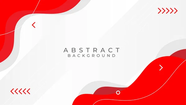 Red Curve White Background — Stockvektor