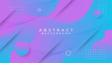 Abstract Gradient geometric background vector