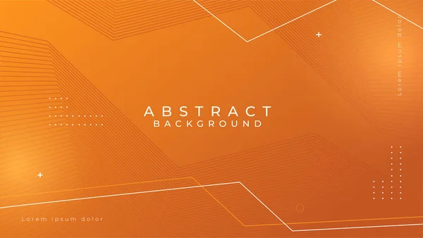 Abstrakte Orange Hintergrund Mit Linien — Stockvektor