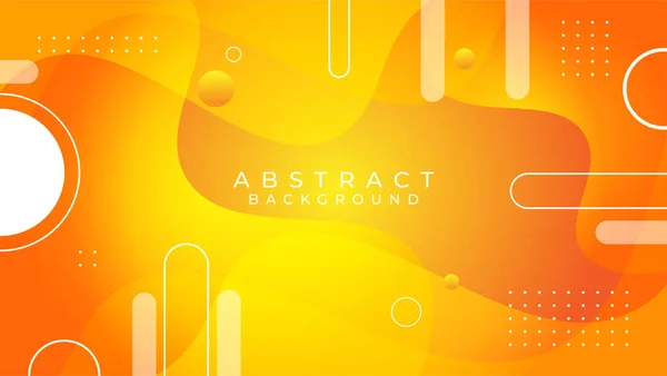 Gradient Orange Yellow Abstract Background Design — Stockvektor