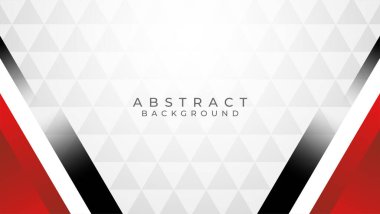 Red white professional geometric background design