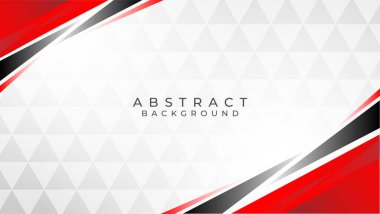 Red white professional geometric background design