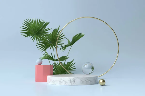 Soyut pastel renk arkaplanı, podyum için minimalist model, modern sahne, ekran veya vitrin, 3D görüntüleme.