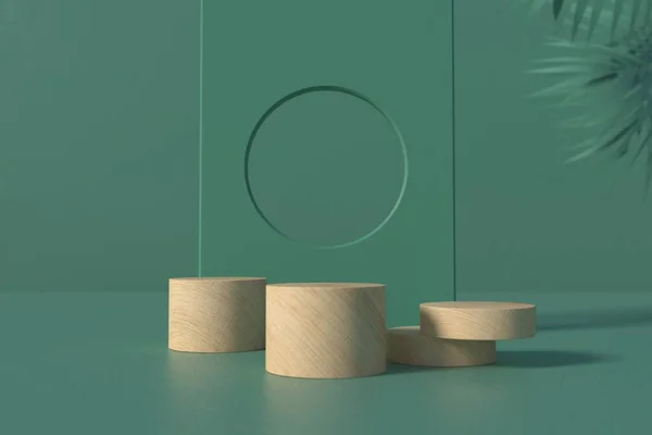 Soyut pastel renk arkaplanı, podyum için minimalist model, modern sahne, ekran veya vitrin, 3D görüntüleme.