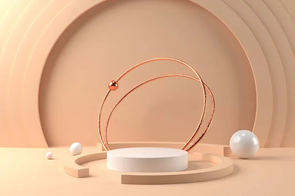 Asgari Soyut arkaplan, podyum için maket, modern sahne, ekran veya vitrin, 3D görüntüleme.