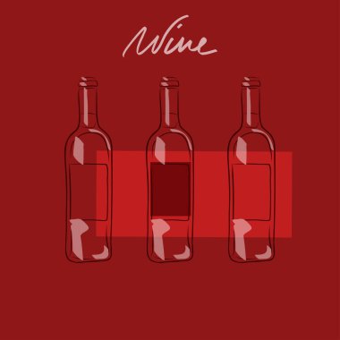 El yapımı kruvasanlar, kahverengi arka planda baget unsurları vektör deseni. Zarif Fransız ekmeği ve fırın elementleri. Kruvasan çöreği. Kahvaltı kahve zamanı. El çizimi harfler.