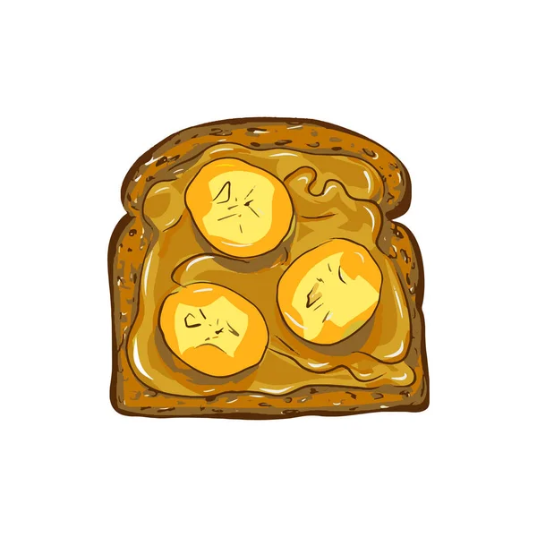 Ručně Kreslené Croissanty Bagetové Prvky Vektorový Vzor Hnědém Pozadí Elegantní — Stockový vektor