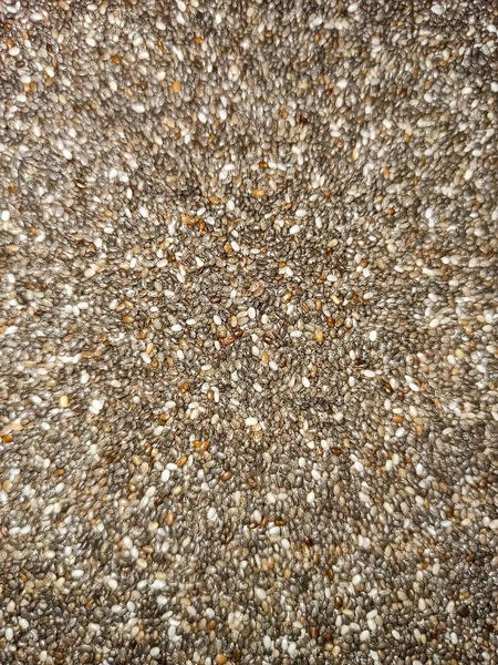 Chia tohumları makro fotoğrafçılık