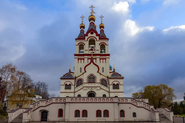 Казанская Православная Церковь Долгопрудном Московская Область Россия — стоковое фото