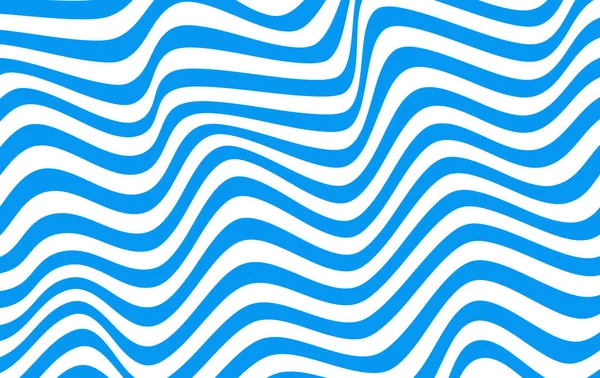 Αφηρημένο Φόντο Του Μπλε Και Του Λευκού Κύματα — Διανυσματικό Αρχείο