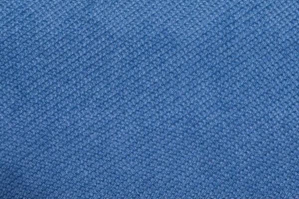 Texture Rough Blue Fabric Textured Surface — Fotografia de Stock