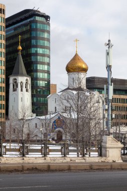 Tverskaya Zastava yakınlarındaki Aziz Nicholas Kilisesi, Moskova.