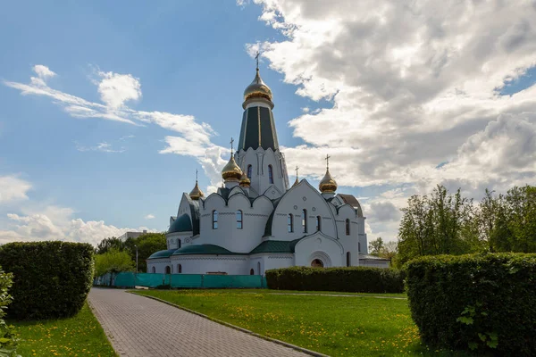 Église Construction Honneur Sainte Savva Storozhevsky Izmailovo Moscou — Photo