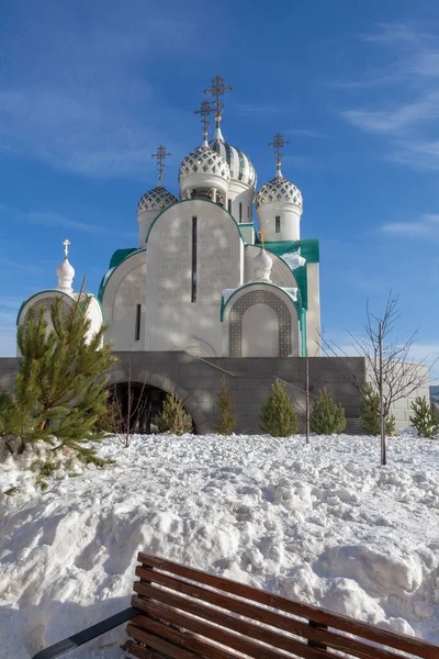 Catedral San Nicolás Llanura Inundable Pavshinsky Moscú — Foto de Stock