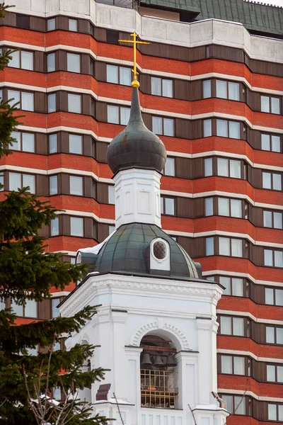 Golutvin Moskova Daki Aziz Niklas Kilisesi Nin Çan Kulesi — Stok fotoğraf
