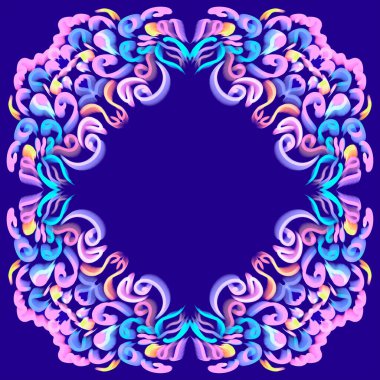 Pastel, dekoratif, çerçeve, sınır, mavi arkaplan, simetrik, süs, dekorasyon, afişler, bayram, el ilanları, düğün davetiyeleri, trend rengi, orijinal, yaratıcı, sanat, mor, metin, biçim,