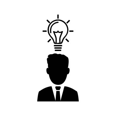 Ekibimizi ampul kavramı simgesinin, düz tasarım en iyi vektör simgesi