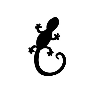 Kertenkele vektör simgesi logosu ve semboller şablonu