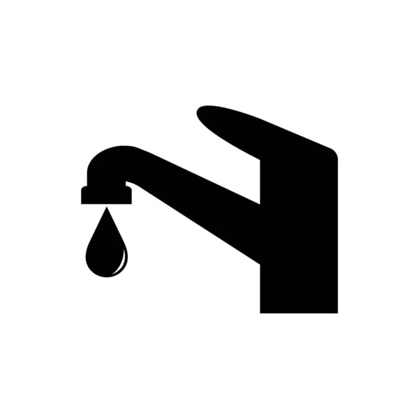 Modern Faucet Vector Icon — Stockvektor