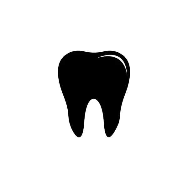 Tooth Icon Vector Flat — Stock Vector