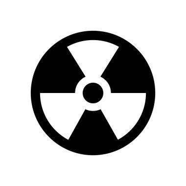 radyasyon sembolü düz