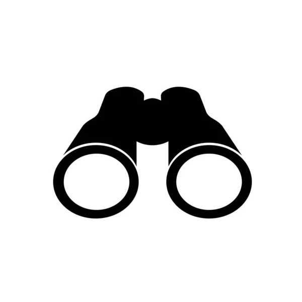 Illustration Binoculars Icon White Background — Stock Vector