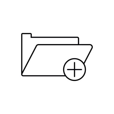 Dizin Simgesi Ekle. Dizin Simgesini Genişlet. Web sitesi veya mobil uygulama için modern, basit düz vektör çizimi