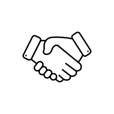 El sıkışma hareketinin modern düz tasarım lineer simgesi, beyaz arkaplanda izole edilmiş siyah ince çizgi çizgisi. Basit vektör simgesi