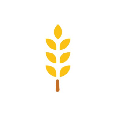 Glutensiz simge, Glutensiz sembol - sağlıklı ve organik sembol, vektör buğday illüstrasyon