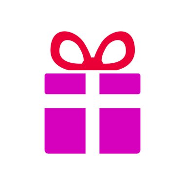 Vektör hediye kutusu illüstrasyon izole - tatil mevcut grafik sembolü - giftbox simgesi