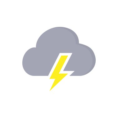 Hava durumu düğmesi. Grafik ve web tasarımı için basit vektör çizimi.