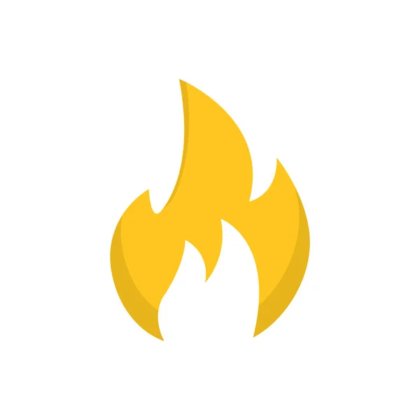 Icono Fuego Para Diseño Objeto Icono Fuego Vector Stock — Archivo Imágenes Vectoriales