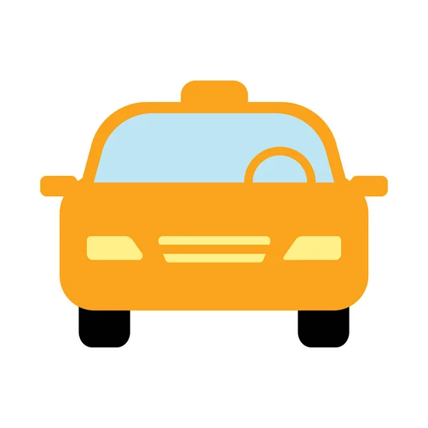 Zeichen Für Taxis Symbol Des Öffentlichen Verkehrs Vektorillustration — Stockvektor