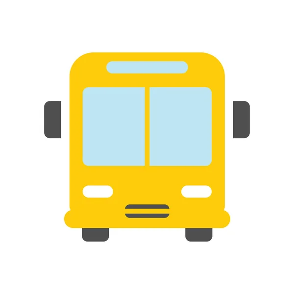 Vector Ilustración Bus Shuttle Símbolo Bus Icono Viaje — Vector de stock