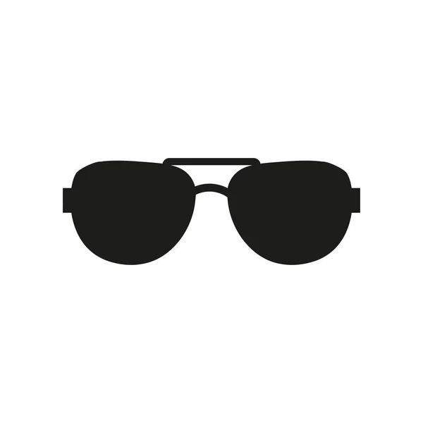 Sluneční Brýle Ikona Brýle Symbol Plochá Vektorové Ilustrace — Stockový vektor