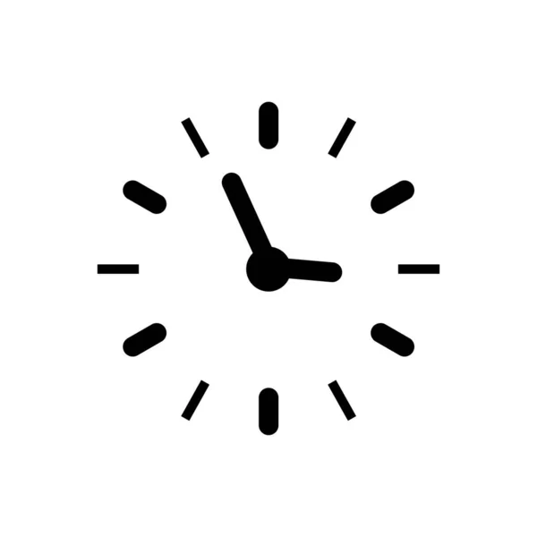 Icono Del Reloj Icono Tiempo Vector — Vector de stock