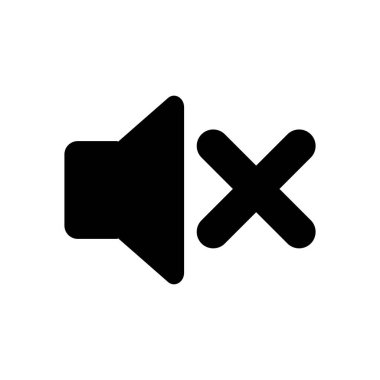 izole edilmiş ses simgesi gösterimi yok