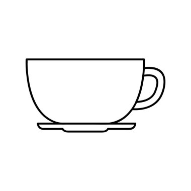 kahve çay beyaz siyah Buhar çizgi simgesiyle