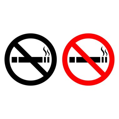 Hiçbir yasaktır işaret simge vektör çizim eps