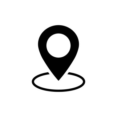 Konum Simgesi. Vektör İllüstrasyonu.